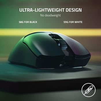 Razer Viper V2 Pro Hyperspeed Wireless Gaming Mouse: 58g Ultra Lightweight - Optical Switches Gen-3 - 30K DPI Optical Sensor w/ On-Mouse Controls - 80 Hour Battery - USB Type C Cable Included - Black Viper V2 Pro/Black