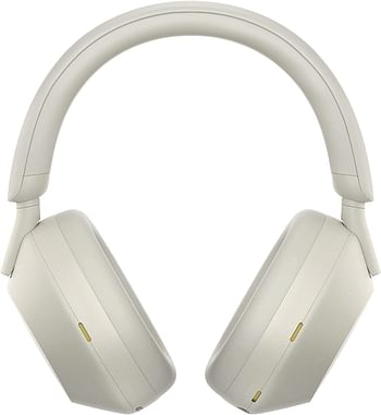 Sony WH 1000XM5 Noise Cancelling Wireless Headphones 30 hours battery life Over ear style Optimised for Alexa and the Google Assistant with built in mic for phone calls, Silver