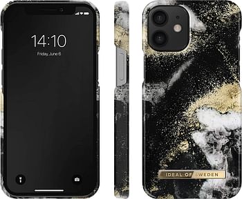 IDEAL OF SWEDEN iPhone 12 Mini (Black Galaxy Marble)