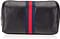 34 By Amr Diab Men Clutch With A Red Stripe, Black,