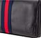 34 By Amr Diab Men Clutch With A Red Stripe, Black,