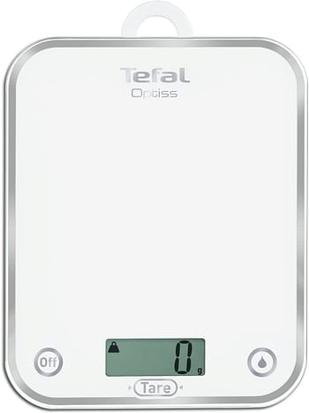 Tefal Kitchen Scale/Weighing Scale Optiss, White, Bc5000V2