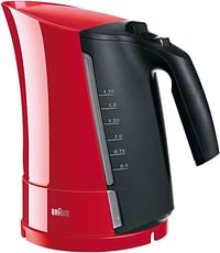 Braun Tea Kettle, Red, 1.6L, WK300