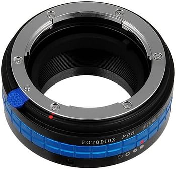 Fotodiox Pro Lens Mount Adapter - Nikon Nikkor F Mount G-Type D/Slr Lens To Fujifilm X-Series Mirrorless Camera Body, With Built-In Aperture Control Dial