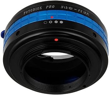 Fotodiox Pro Lens Mount Adapter - Nikon Nikkor F Mount G-Type D/Slr Lens To Fujifilm X-Series Mirrorless Camera Body, With Built-In Aperture Control Dial