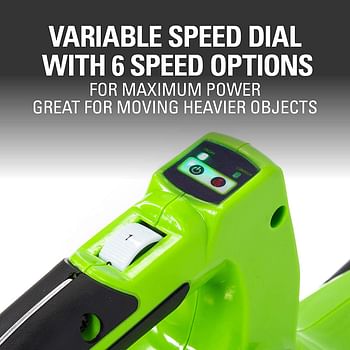 Greenworks Variable Speed Cordless Leaf /Blower-Vac/Blower Vacuum (Tool Only)