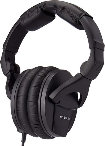 Sennheiser PRO HD 280 Circumaural Closed-Back Monitor Headphone, Black