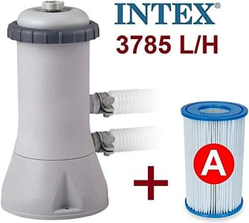 Intex Filter Pump, Grey - 1000 Galloon