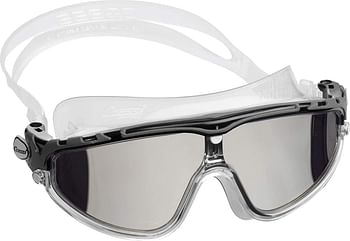 Cressi Skylight Swim Goggles - 180 Degrees View Anti Fog Clear-White-Pink