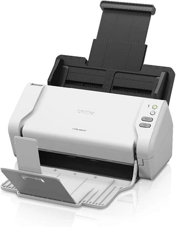 Brother High Speed Desktop Document Scanner Ads 2200 Multiple Scan Destinations Duplex Scanning 5.6" X 11.8" X 5.7" - White