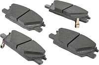 ACDelco Silver 14D1913CH Ceramic Front Disc Brake Pad Set with Clips