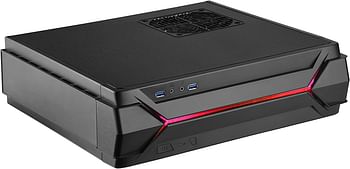 SilverStone Technology Gaming Slim Computer Case for Mini-Itx with Integrated RGB Lighting Cases (SST-RVZ03B) 300 watts