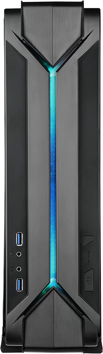 SilverStone Technology Gaming Slim Computer Case for Mini-Itx with Integrated RGB Lighting Cases (SST-RVZ03B) 300 watts