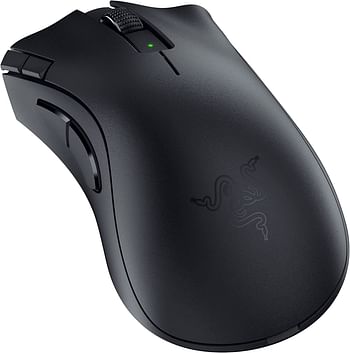 Razer Deathadder V2 X Hyperspeed - Award-Winning Ergonomic Design, Ultra-Fast Hyperspeed Wireless, 235Hr Battery Life, 7 Programmable Buttons, Gen 2 Mechanical Switches - Black, Rz01-04130100-R3G1,