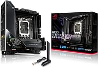 Asus ROG STRIX Z690-I GAMING WIFI Intel Z690 LGA 1700 ITX motherboard with PCIe 5.0, 10+1 power stages, Two-Way AI Noise Cancelation, AI Overclocking, AI Cooling