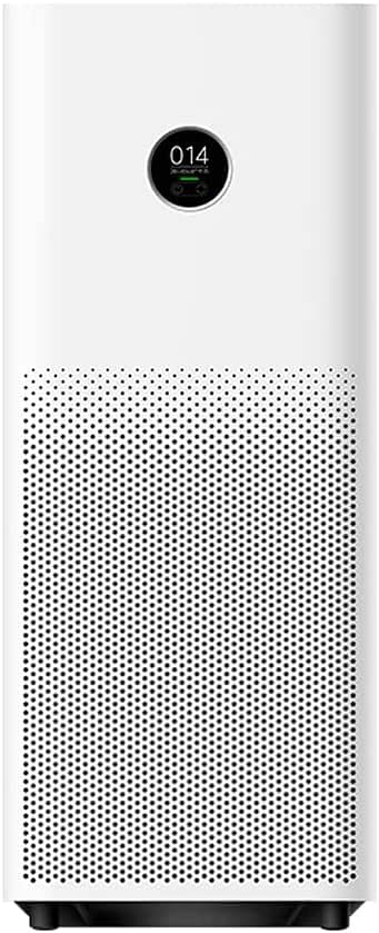 Xiaomi Smart Air Purifier 4 Pro App/Voice Control ,Suitable For Large Room Smart Air Cleaner , 500 M3/H Pm Cadr, Oled Touch Screen Display - Mi Home App Works With Alexa - White