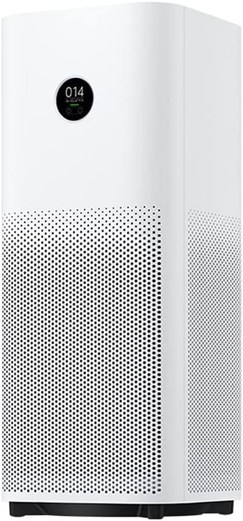 Xiaomi Smart Air Purifier 4 Pro App/Voice Control ,Suitable For Large Room Smart Air Cleaner , 500 M3/H Pm Cadr, Oled Touch Screen Display - Mi Home App Works With Alexa - White