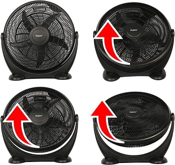 FLEXY® 20 Inches 5 Leaf Heavy Duty Box Fan Strong Wind for Home & Office