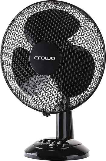 Crownline TF-286 12 Inch Fan 3-Speed, Rated power: 35W, 50/60Hz, Black"