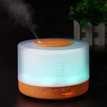 Sky Touch Essential Oil Diffuser 500Ml, Upgraded Aromatherapy Diffuser, Cool Mist Humidifier With Auto Shut Off Function, Humidifier Bpa Free For Home Bedroom Office, yellow