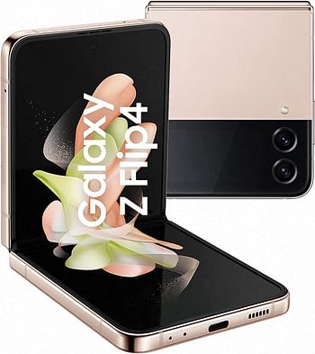 SAMSUNG Galaxy Z Flip4 Smartphone Android Folding Phone , 256 GB-Pink Gold