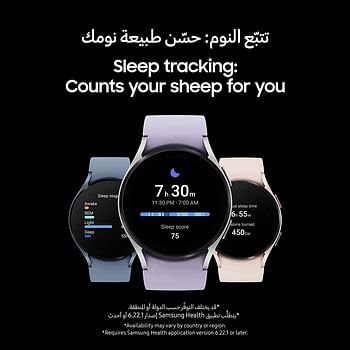 Samsung Galaxy Watch5 Smart Watch, Health Monitoring, Fitness Tracker, Long Lasting Battery, Bluetooth, 40mm, Graphite