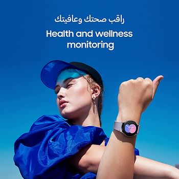 Samsung Galaxy Watch5 Smart Watch, Health Monitoring, Fitness Tracker, Long Lasting Battery, Bluetooth, 40mm, Graphite