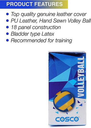 Cosco Unisex Adult Flight Volley Ball, Multi-Colour, 4
