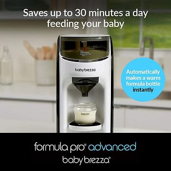 Baby Brezza Formula Pro Advanced | Instant And Automatic Baby Bottle Maker | Mix And Heat Formula At The Push Of A Button | White