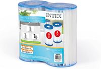 Intex Type A Filter Cartridge For Pools, Twin Pack White