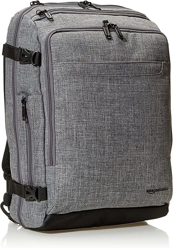 Slim Carry On Travel Backpack Grey