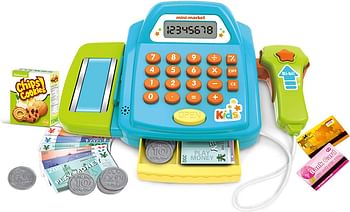 Pj Power Joy Yum Yum Cash Register Mini Market, Pretend Toy /MultiColor/One Size