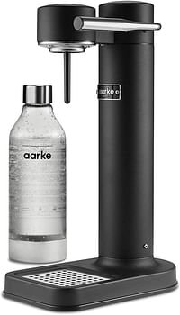 آرك كاربوناتور II صانع المياه الفوارة الكربوني الفاخر باللون الأسود غير اللامع