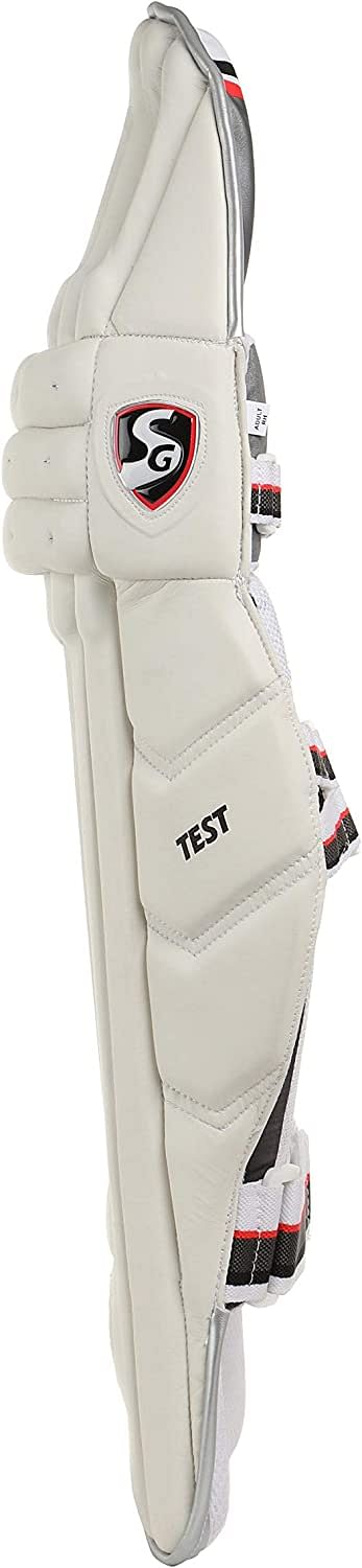 SG Test RH Batting Legguard, Youth /White