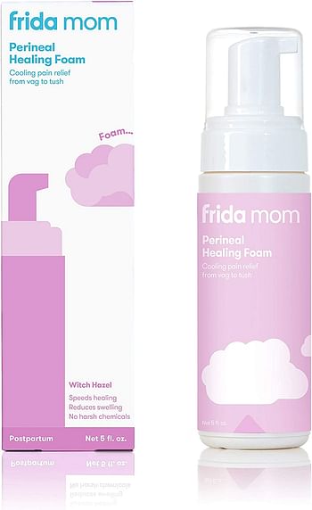 Fridababy Mom Perineal Medicated Witch Hazel Healing Foam For Postpartum Care Relieves Pain And Reduces Swelling White 5 Fl Oz