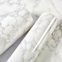Decdeal 10m Marble Pattern Water-resistant Moistureproof Removable Self Adhesive Wallpaper Peel & Stick PVC Wall Stickers for Living Room Bathroom Kitchen Countertop -1