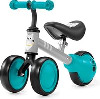 Kinderkraft Balance Bike CUTIE, Lightweight Kids First Bicycle, Baby Walker, Trike, No Pedals, Steel Solid Frame, with Ajustable Seat, for Toddlers, from 1 Year Old to 25 kg, Turquoise
