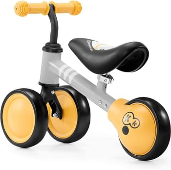 kk Kinderkraft Baby Balance Bike Cutie Lightweight Kids First Bicycle Steel Solid Frame, with Ajustable Seat, for Toddlers, from 1 Year Old to 25 kg, Honey, 50 x 37 x 22 Honey