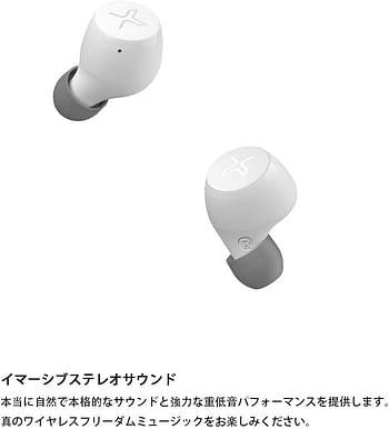 Edifier X3 to U Wireless Earphones, Bluetooth 5.0 Earphones CVC 8.0 Noise Cancellation Wireless Earbuds, Qualcomm® AptX™ Audio, IP55 Waterproof Earbuds, Voice Assistant USB C Earphones - White