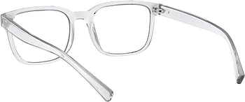 AX Armani Exchange Men's Ax3071f Asian Fit Rectangular Sungl Shiny Crystal-Demo Lens/54 Millimeters