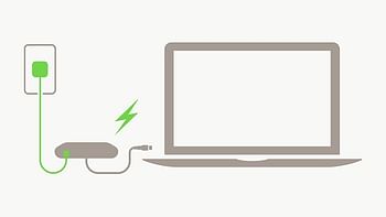 محول شحن من USB-C إلى VGA + شحن (يدعم دقة فيديو عالية 1080 بكسل، طاقة مرور 60 وات للأجهزة المتصلة) MacBook Pro VGA