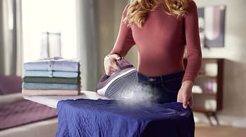 Philips Steam Iron Series 3000-2600W 40g/min Continuous Steam Ceramic 200g steam boost 300ML DST3041/36 - Purple