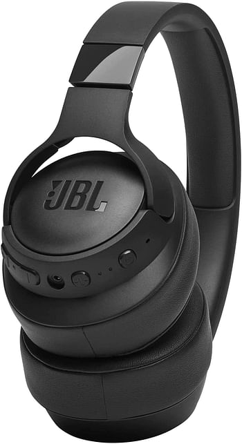 JBL Tune 760BT Wireless Over-Ear NC Headphones, Powerful JBL Pure Bass Sound, ANC + Ambient Aware, 50H Battery, Hands-Free Call, Voice Assistant, Fast Pair - Black, JBLT760NCBLK