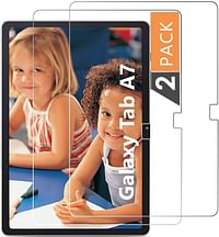 واقي شاشة Galaxy Tab A7 10.4 (2020) -T500،-T505، صلابة 9H 2.5D جولة حافة الزجاج المقسى حامي الشاشة لـ Galaxy Tab A7 10.4 (2020) -T500،-T505 شفاف