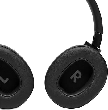 JBL Tune 710BT Wired and Wireless Over-Ear Headphones with Built-In Microphone, Multi-Point Connection and Hands-Free Controls, in Black,  JBLT710BTBLK