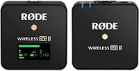 Røde Wireless Go Ii Single Ultra-Compact Dual-Channel Wireless Microphone System With A Built-In Microphone And On-Board Recording For Filmmaking, Interviews And Content Creation (Single Set)