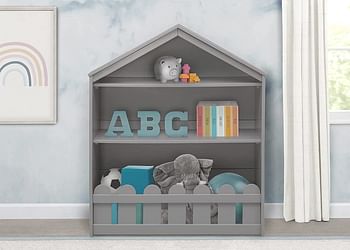 Delta Children Serta Happy Home Storage Bookcase - Grey , Piece Of 1