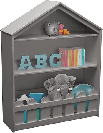 Delta Children Serta Happy Home Storage Bookcase - Grey , Piece Of 1