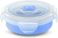 Nuvita Silicone Collapsible Container 540Ml, Blue