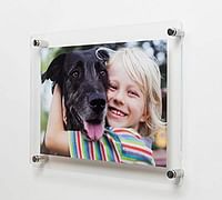 Scribble Wall Mounted Clear Acrylic Photo/Certificate Frame for A3 prints 377x500x6mm